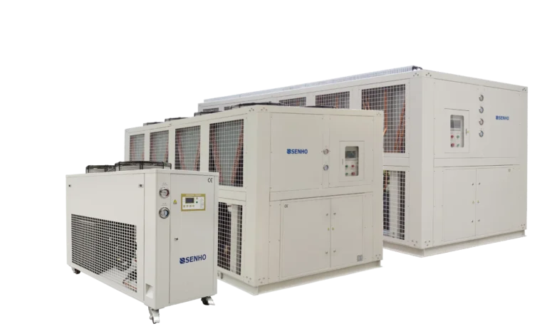 air cooled chiller group from SENHO industrial chiller