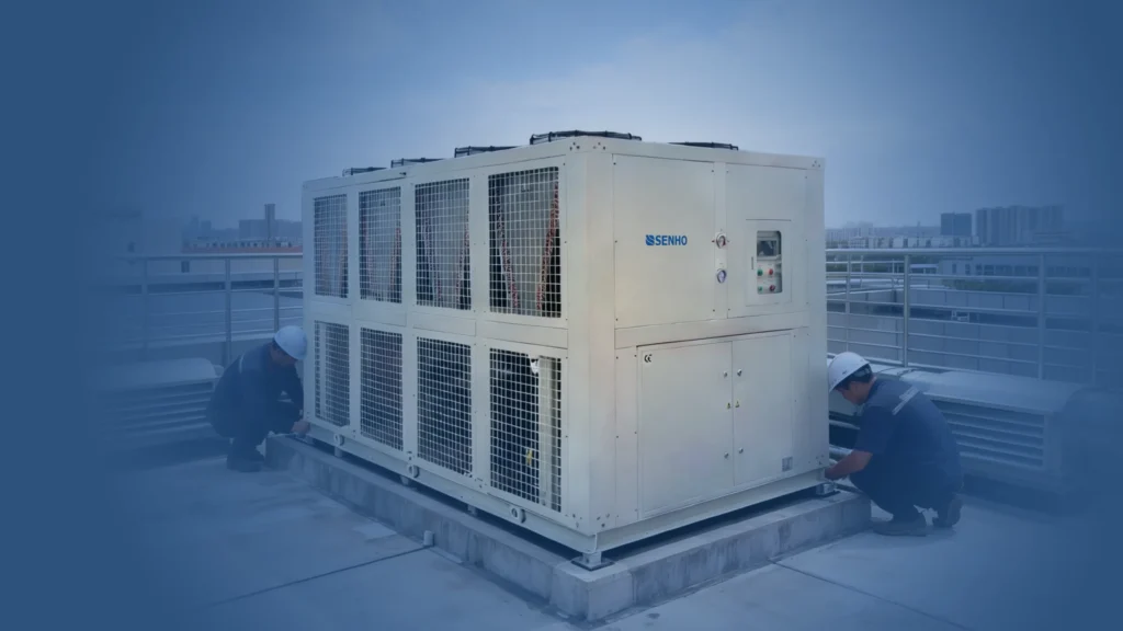 SENHO air cooled central chiller maintenance