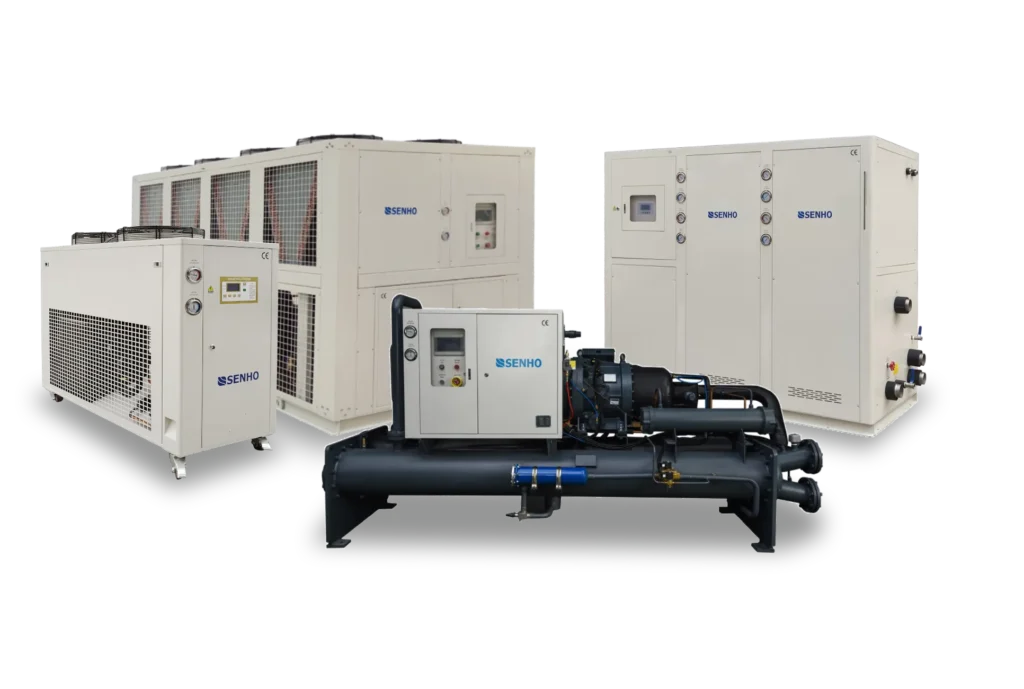 SENHO air cooled and water cooled chillers
